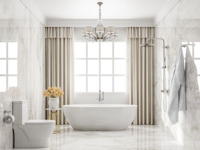 Bright and Airy Bathroom